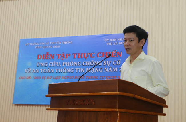 DIỄN TẬP THỰC CHIẾN ỨNG CỨU, PHÒNG CHỐNG SỰ CỐ VỀ AN TOÀN THÔNG TIN MẠNG NĂM 2023