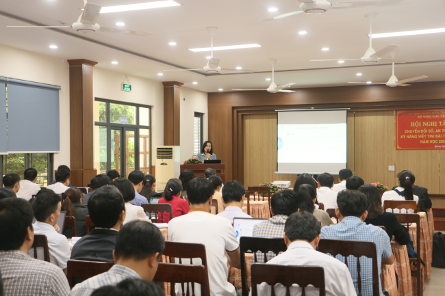 Tập huấn về chuyển đổi số trong ngành giáo dục và đào tạo