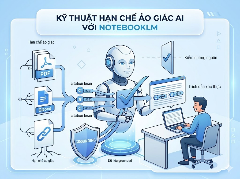🎙️PODCAST SỐ 19 – CÔNG NGHỆ SỐ & AI THỰC CHIẾN - Kỹ thuật hạn chế hiện tượng ảo giác AI với công cụ NotebookLM