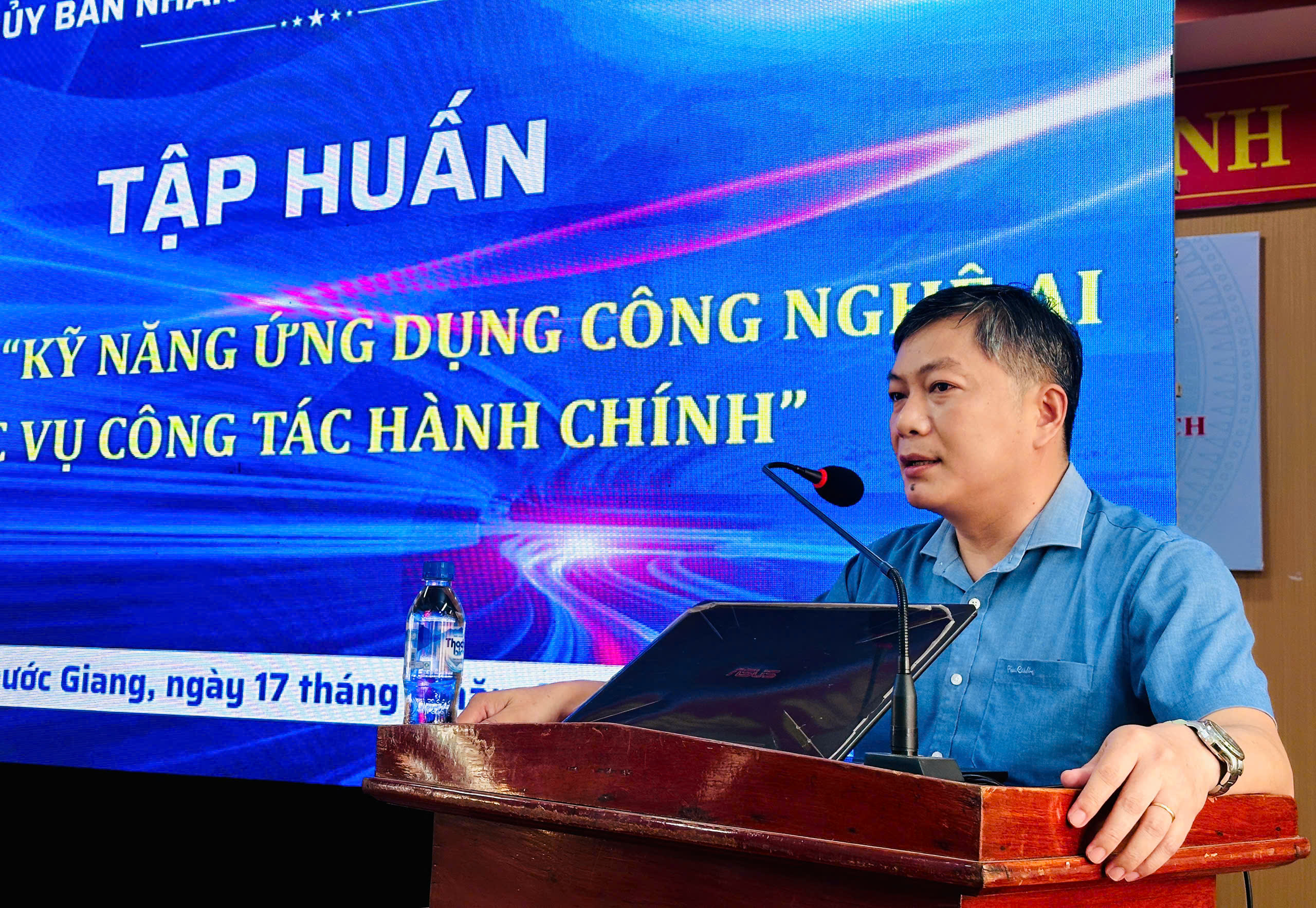 Trung tâm Chuyển đổi số và Đổi mới sáng tạo tỉnh Quảng Ngãi phối hợp Bồi dưỡng kỹ năng ứng dụng trí tuệ nhân tạo cho cán bộ, công chức cấp cơ sở xã Phước Giang
