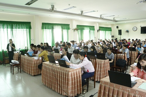 Tập huấn phần mềm văn phòng điện tử cho các trường học trên địa bàn tỉnh