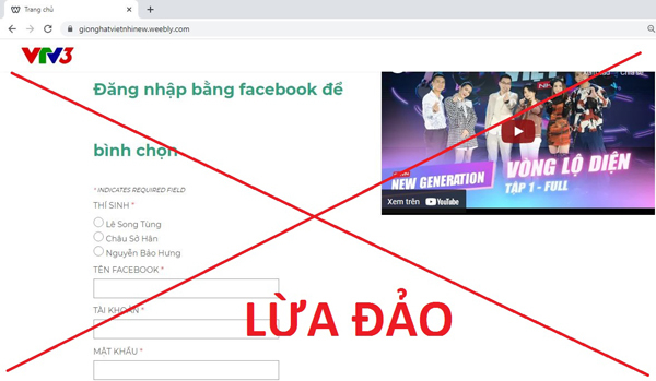 Phát hiện nhiều website giả mạo, lừa đảo người dùng Việt Nam