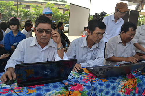 Sở Thông tin và Truyền thông phối hợp với huyện Sơn Hà tổ chức Ngày hội Công nghệ thông tin.