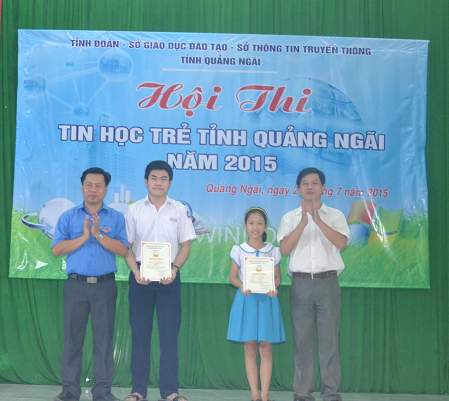 Hội thi tin học trẻ tỉnh Quảng Ngãi năm 2015