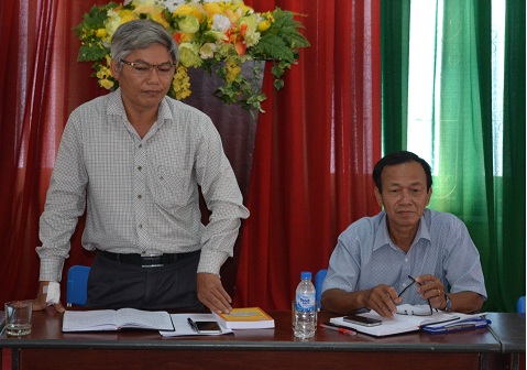 Ông Võ Văn Hào, Trưởng Ban Tuyên giáo Tỉnh ủy định hướng một số vấn đề tuyên truyền trong thời gian tới.
