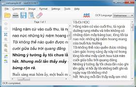 Phần mềm nhận dạng chữ viết hỗ trợ Tiếng Việt - VietOCR